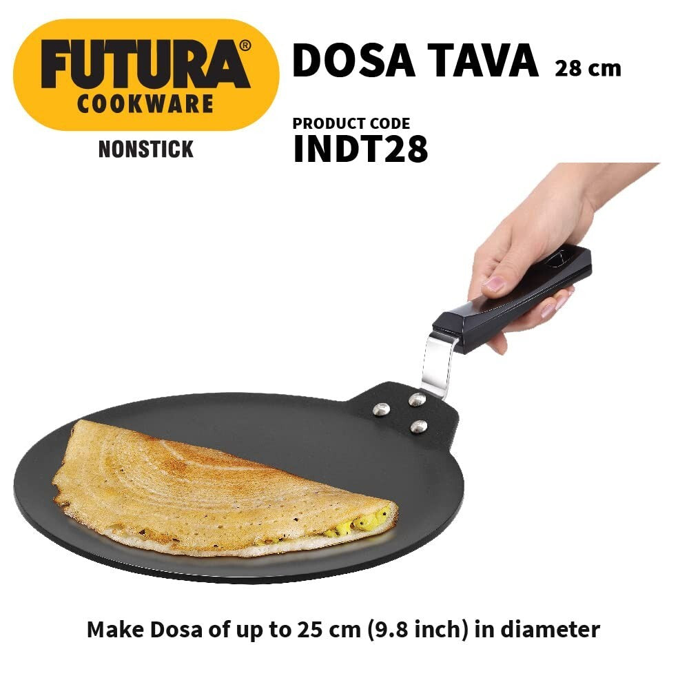 Hawkins Futura Non Stick Dosa Tava  / Cutlets Tawa black induction gas friendly